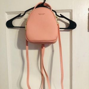 Pink mini backpack